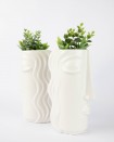 Vase with eucalyptus